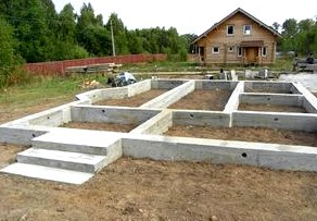 Особенности укладки ленточных фундаментов () Особенности укладки ленточных фундаментов